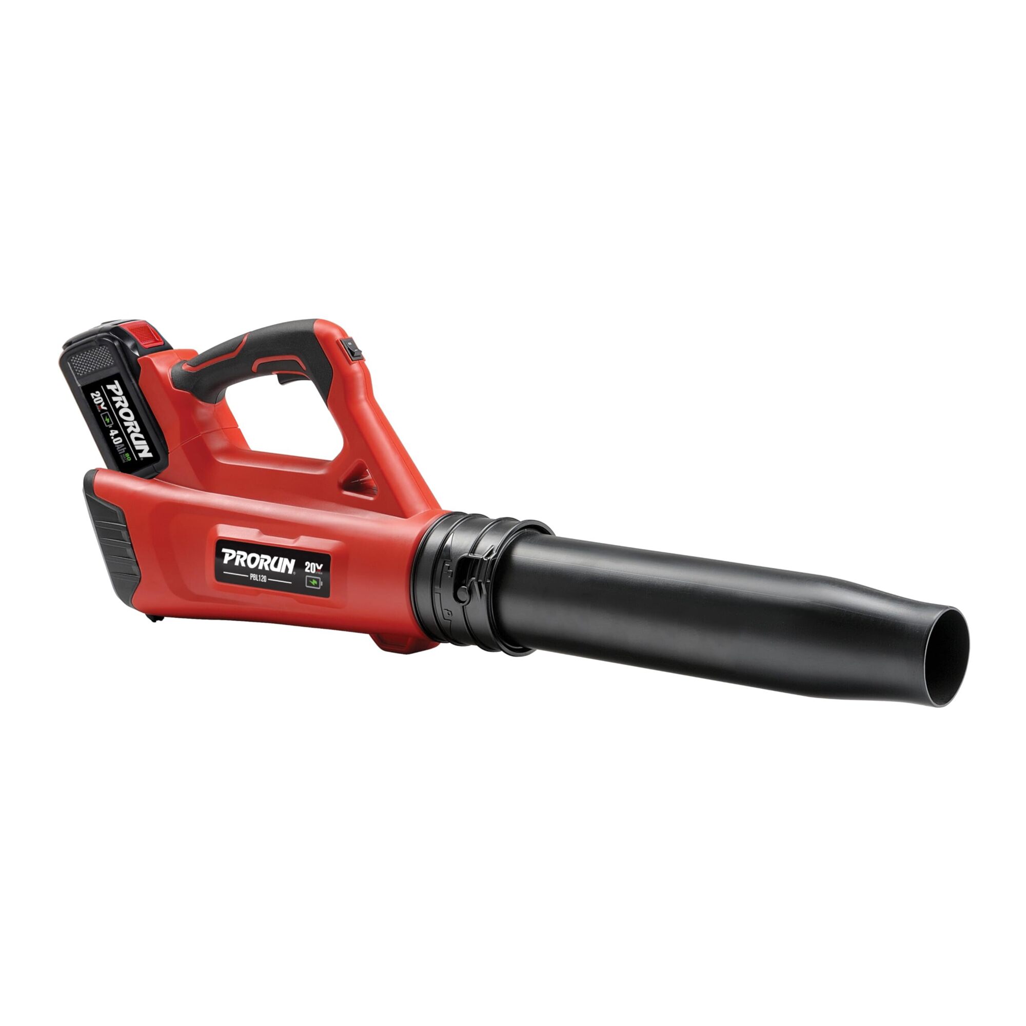 PRORUN, 20V 400 CFM Handheld Blower + Battery + Charger, Model# PBL120